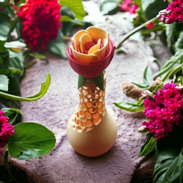 Voroni-style Single Flower or Orchid Vase - Image 2